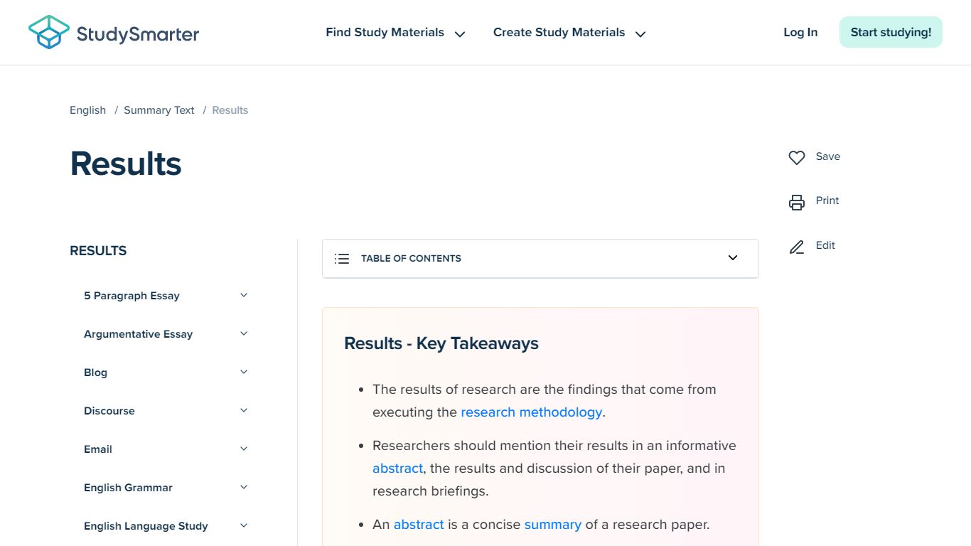 Results: Summary, Structure & Discussion | StudySmarter